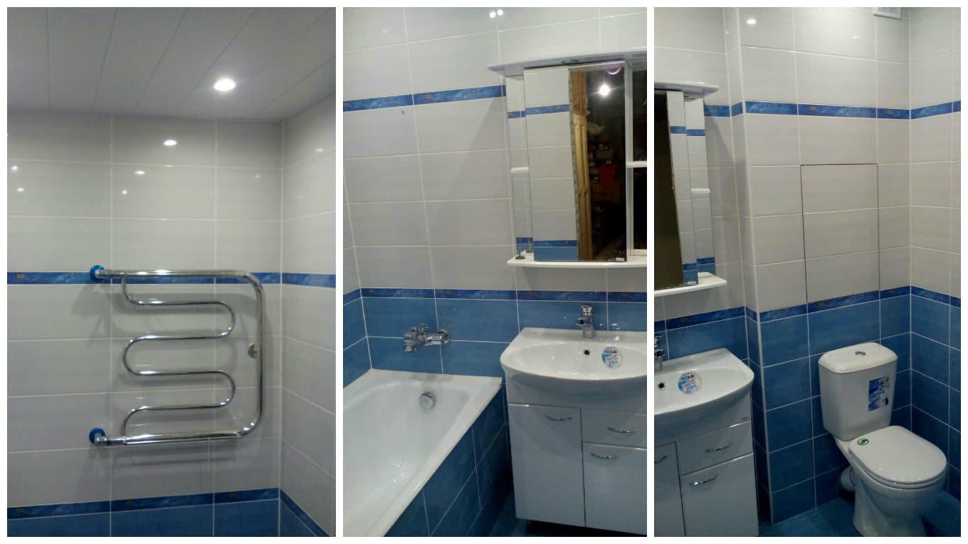 Фото 5 — Ремонт ванной комнаты «под ключ