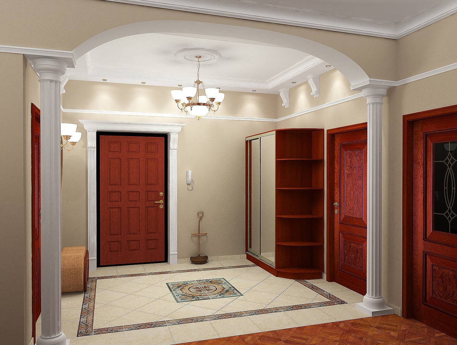 Фото 41 — Монтаж гипсокартона в прихожей