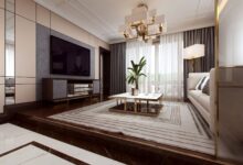 Photo of Отделка гостиной с элементами стекла