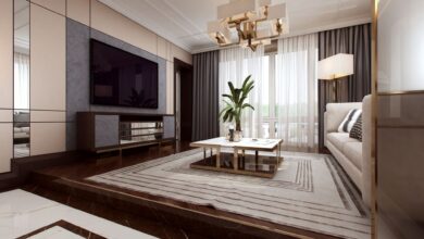 Photo of Отделка гостиной с элементами стекла