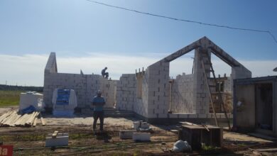 Photo of Как строится дом из бетонных блоков