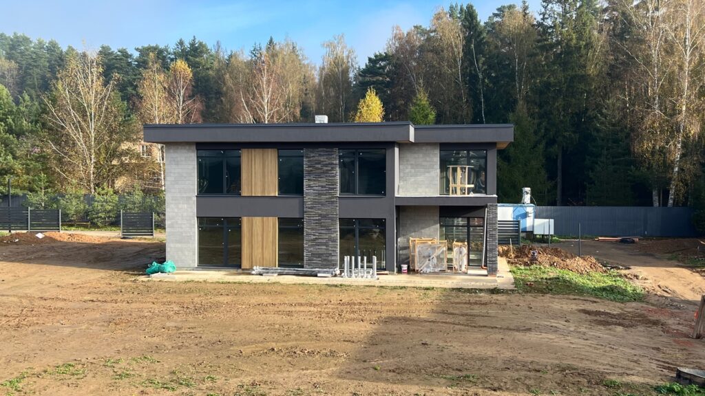 Фото 2 — Строительство дома из бетонных блоков