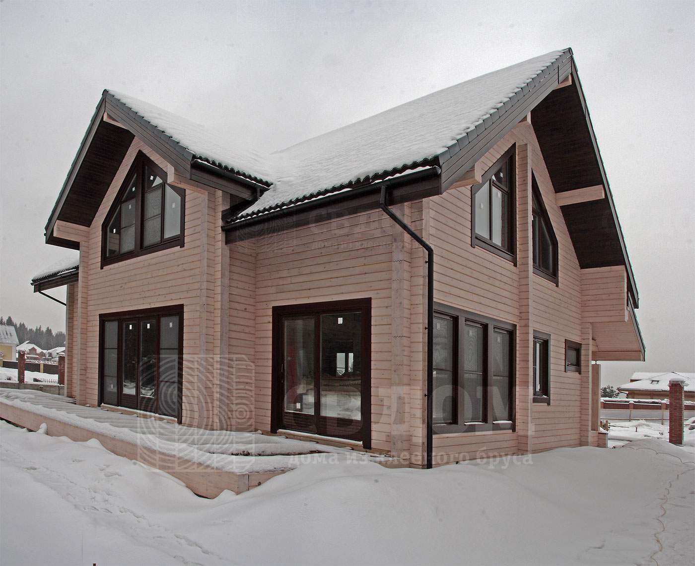 Фото 52 — Как построить дом из клееного бруса