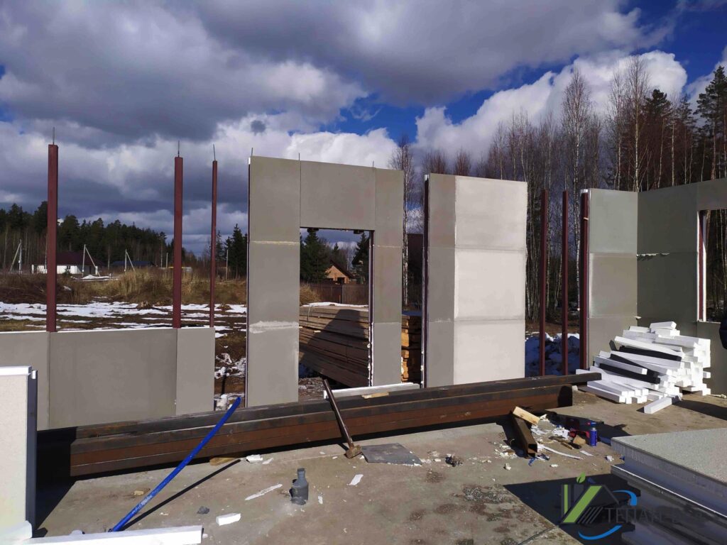 Фото 40 — Строительство дома из бетонных панелей