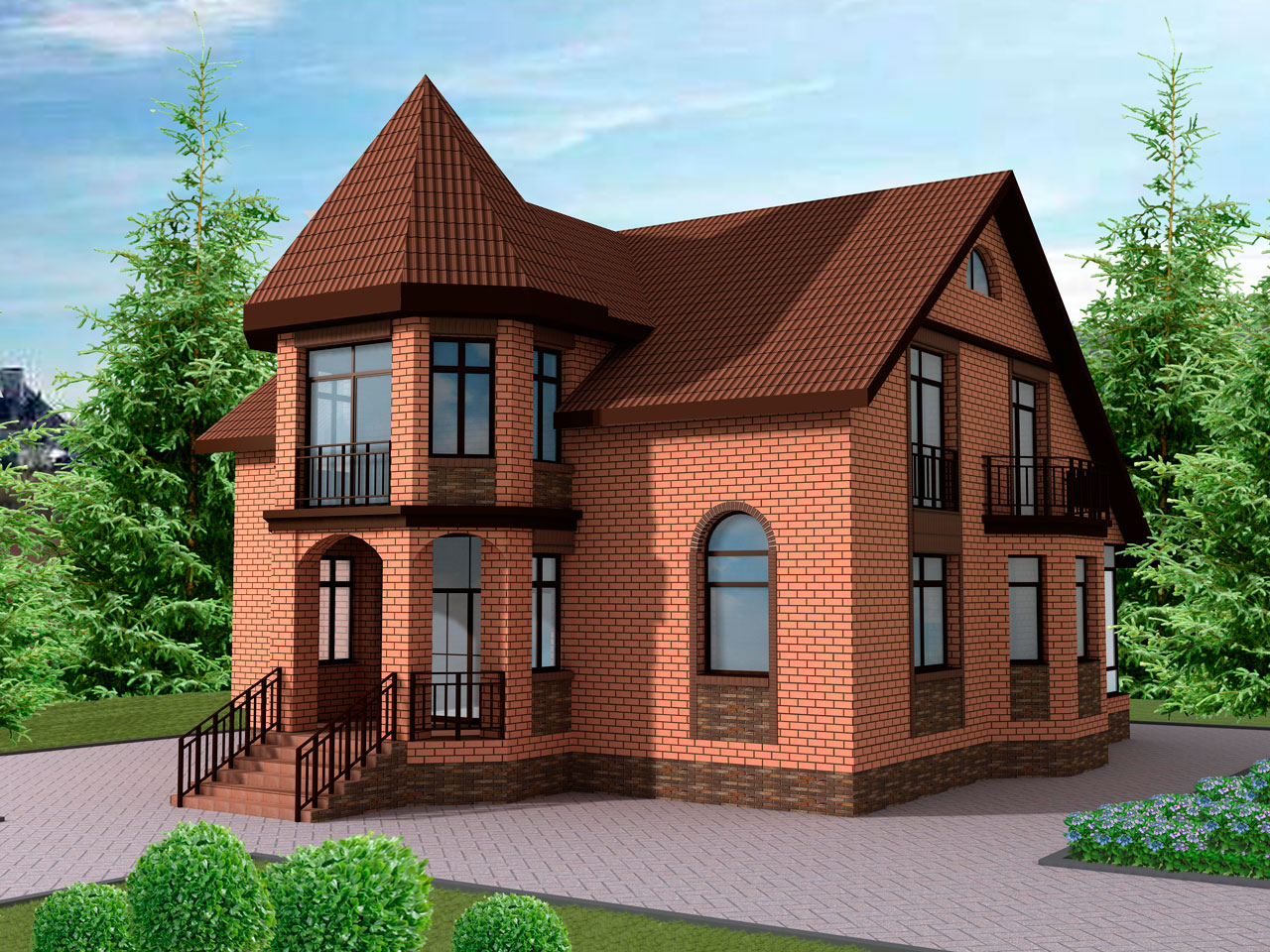 Фото 47 — Строительство дома из керамических кирпичей