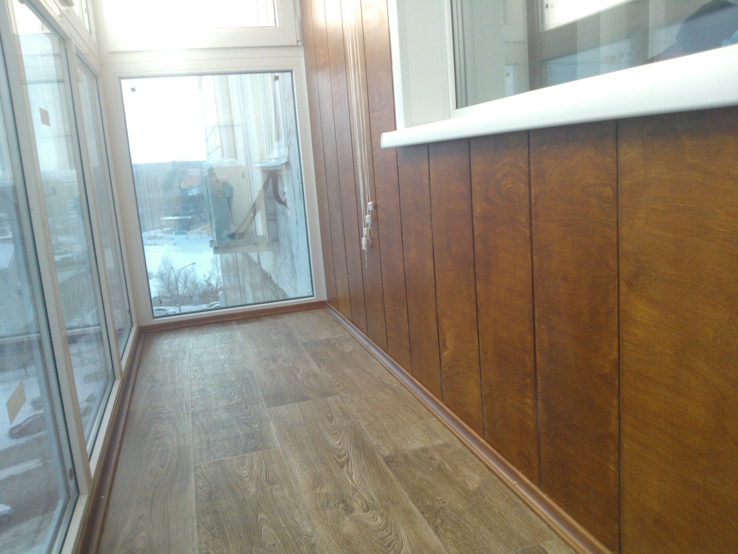 Фото 24 — Укладка ламината на балконе